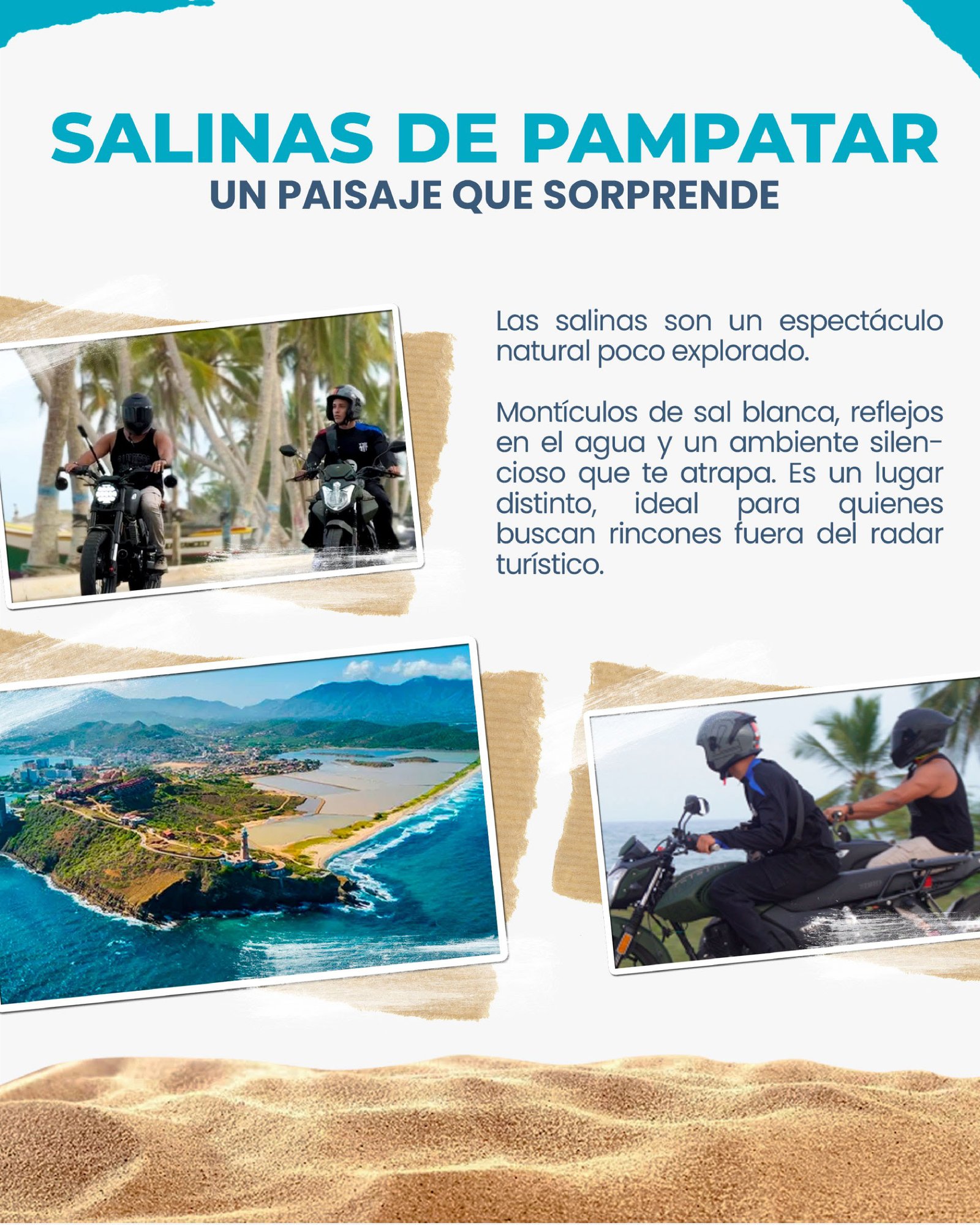 Camino y costa de Isla Margarita